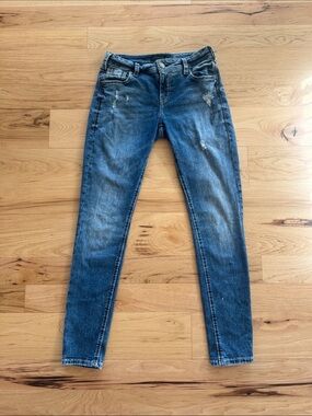 Silver Denim Jeans